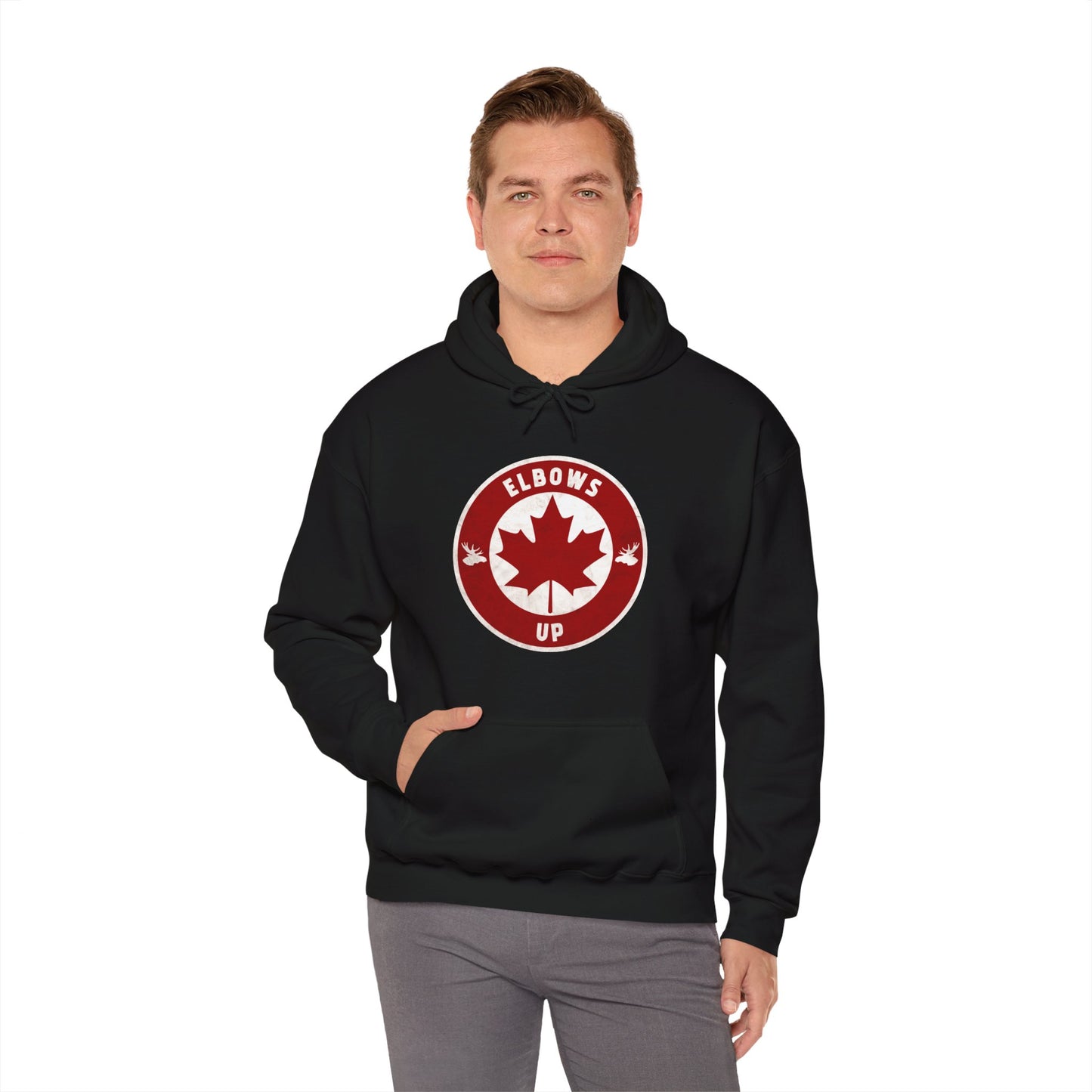 Canada Proud | Elbows Up Design Unisex Hoodie