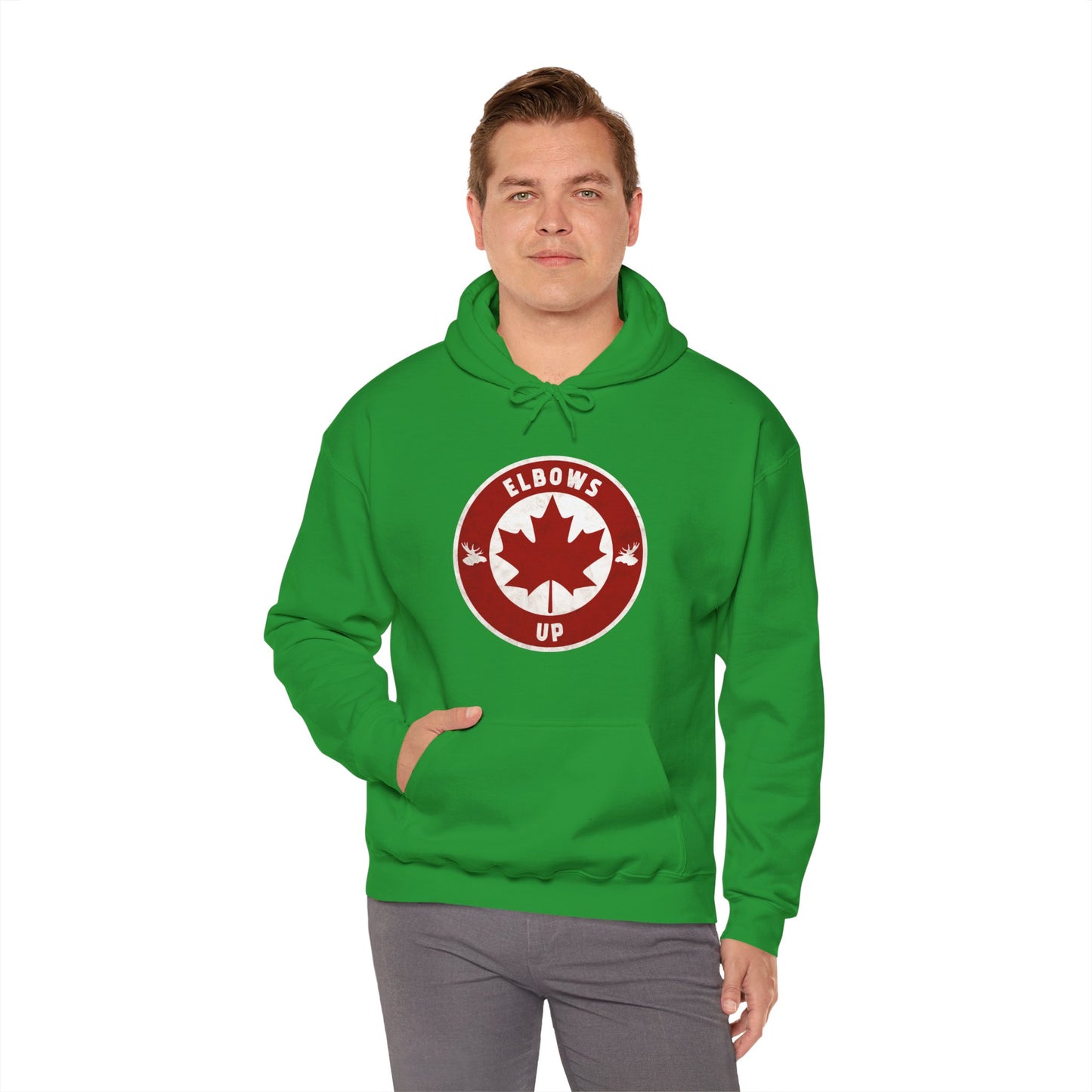 Canada Proud | Elbows Up Design Unisex Hoodie