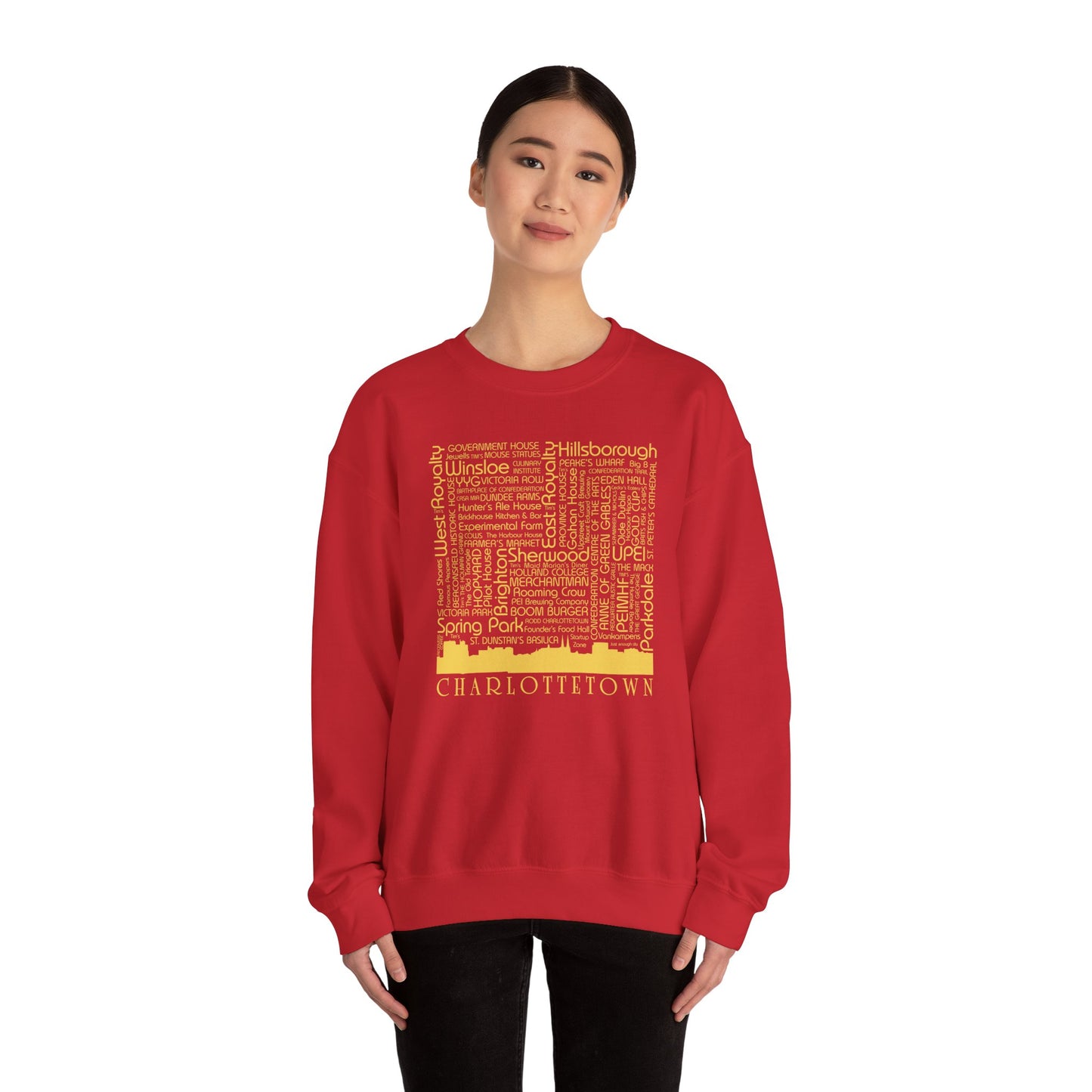 Charlottetown Chronicles, Prince Edward Island Unisex Heavy Blend™ Crewneck Sweatshirt