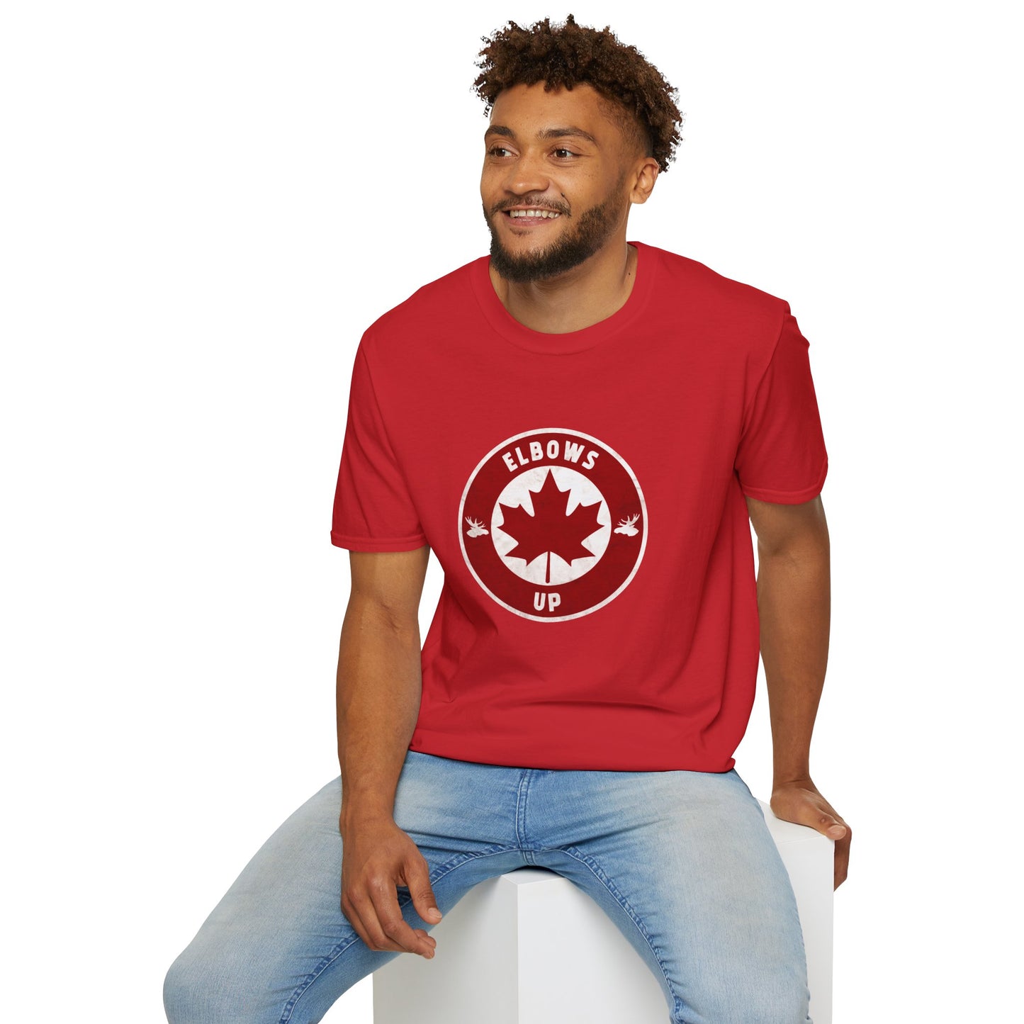 Canada Proud T-Shirt | Elbows Up design