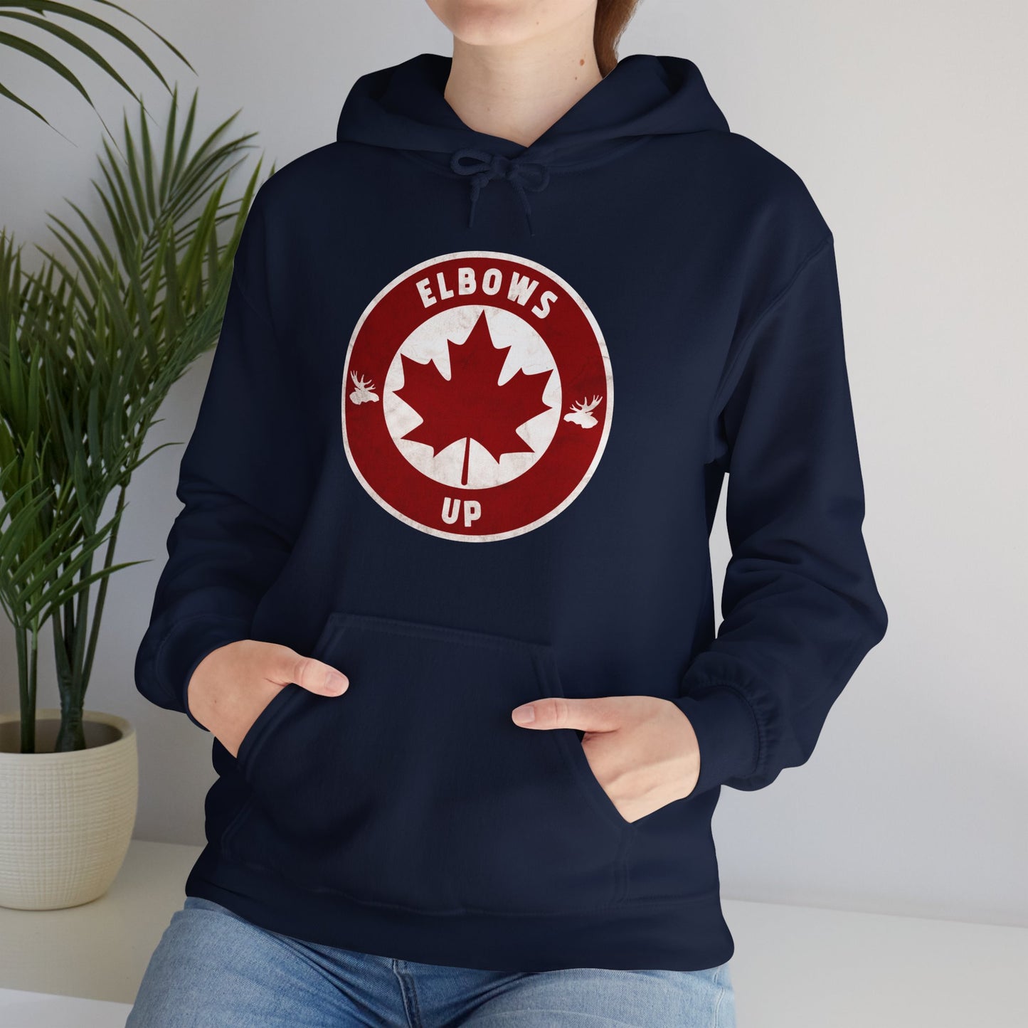 Canada Proud | Elbows Up Design Unisex Hoodie