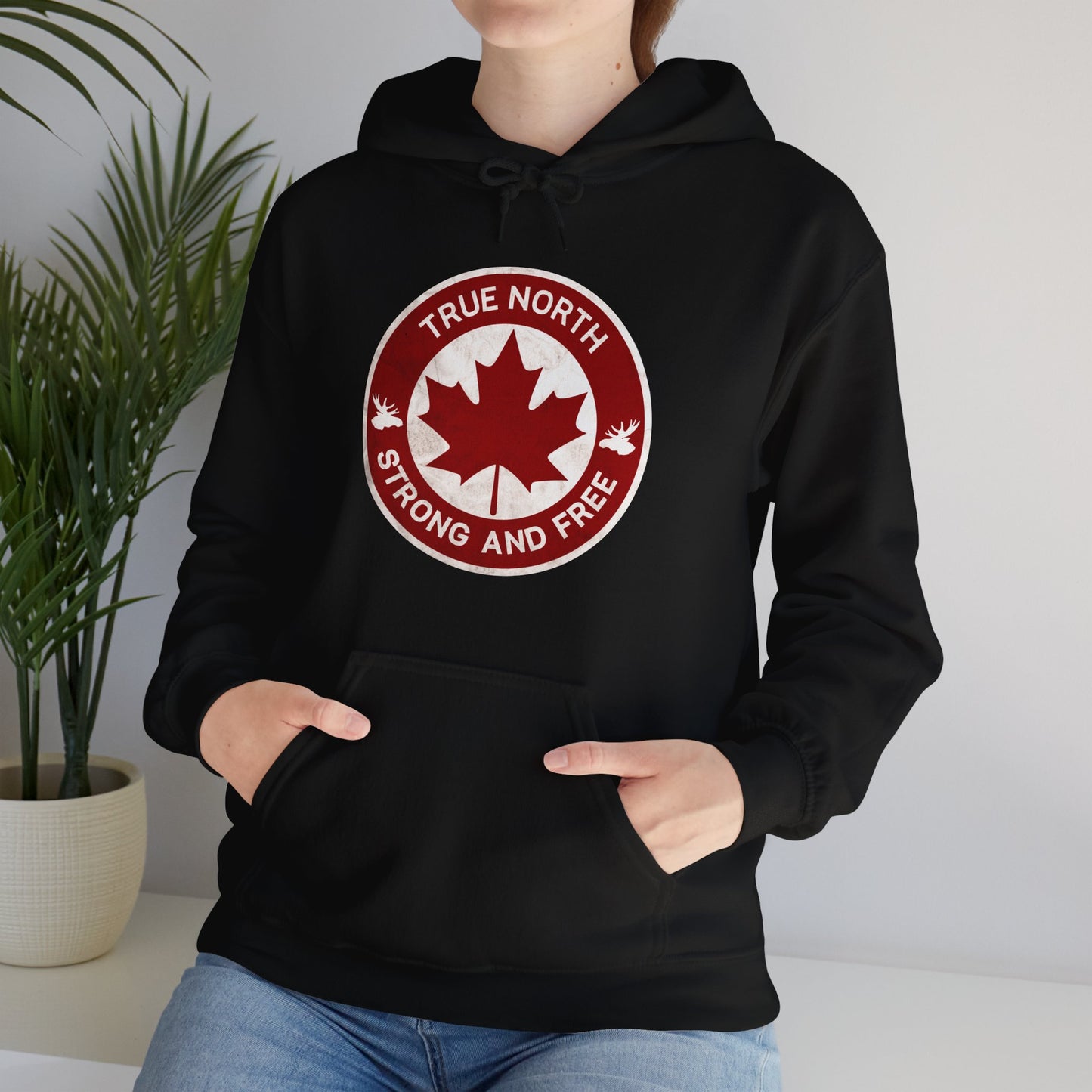 Canada Proud | True North Strong and Free Unisex Hoodie