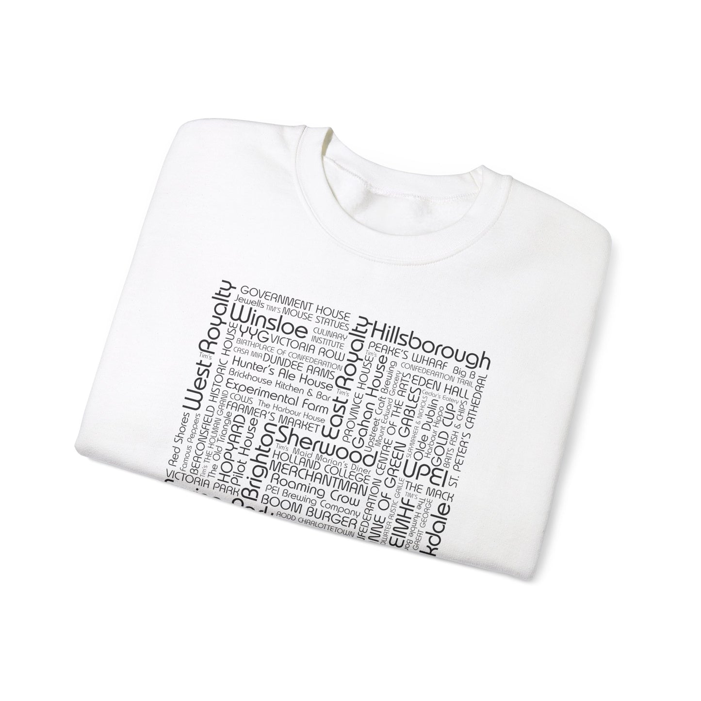 Charlottetown Chronicles, Prince Edward Island Unisex Heavy Blend™ Crewneck Sweatshirt