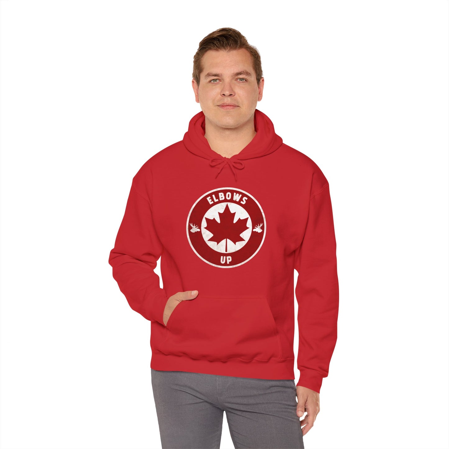 Canada Proud | Elbows Up Design Unisex Hoodie