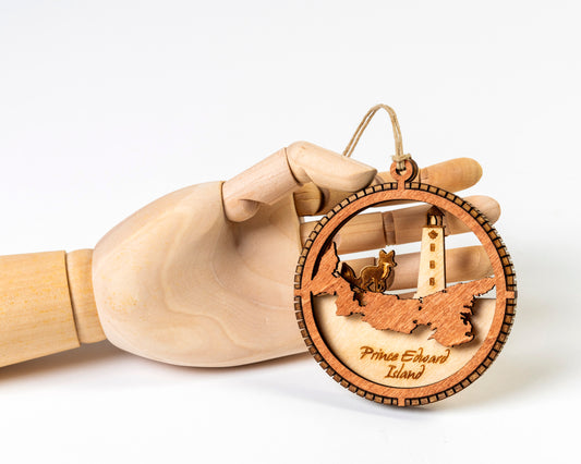 Prince Edward Island 3D Wood Ornament