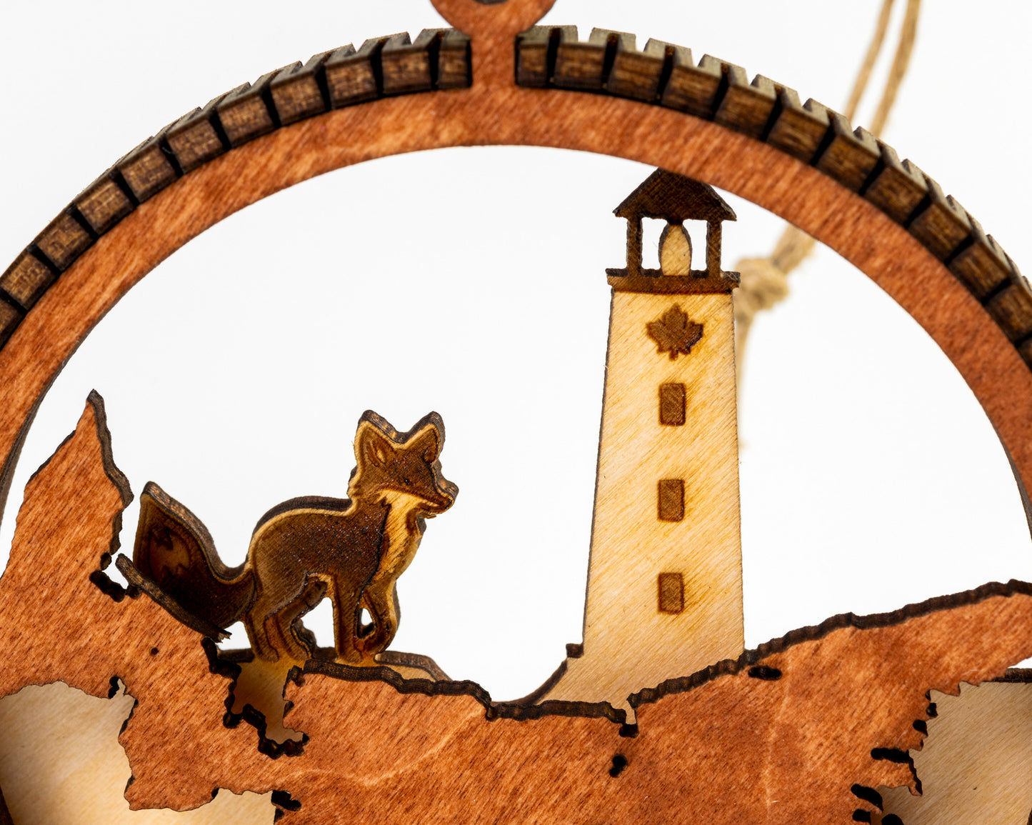 Prince Edward Island 3D Wood Ornament