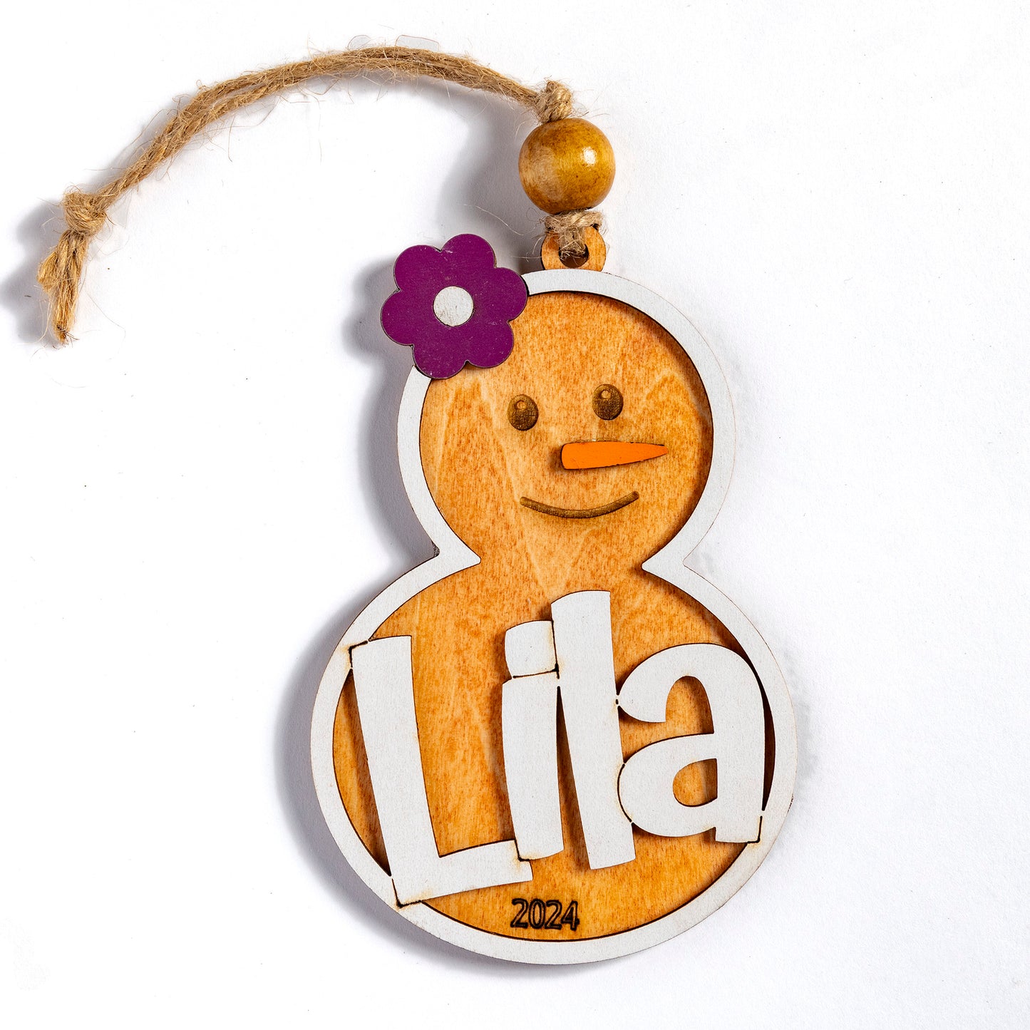 Personalized Snowman Ornaments