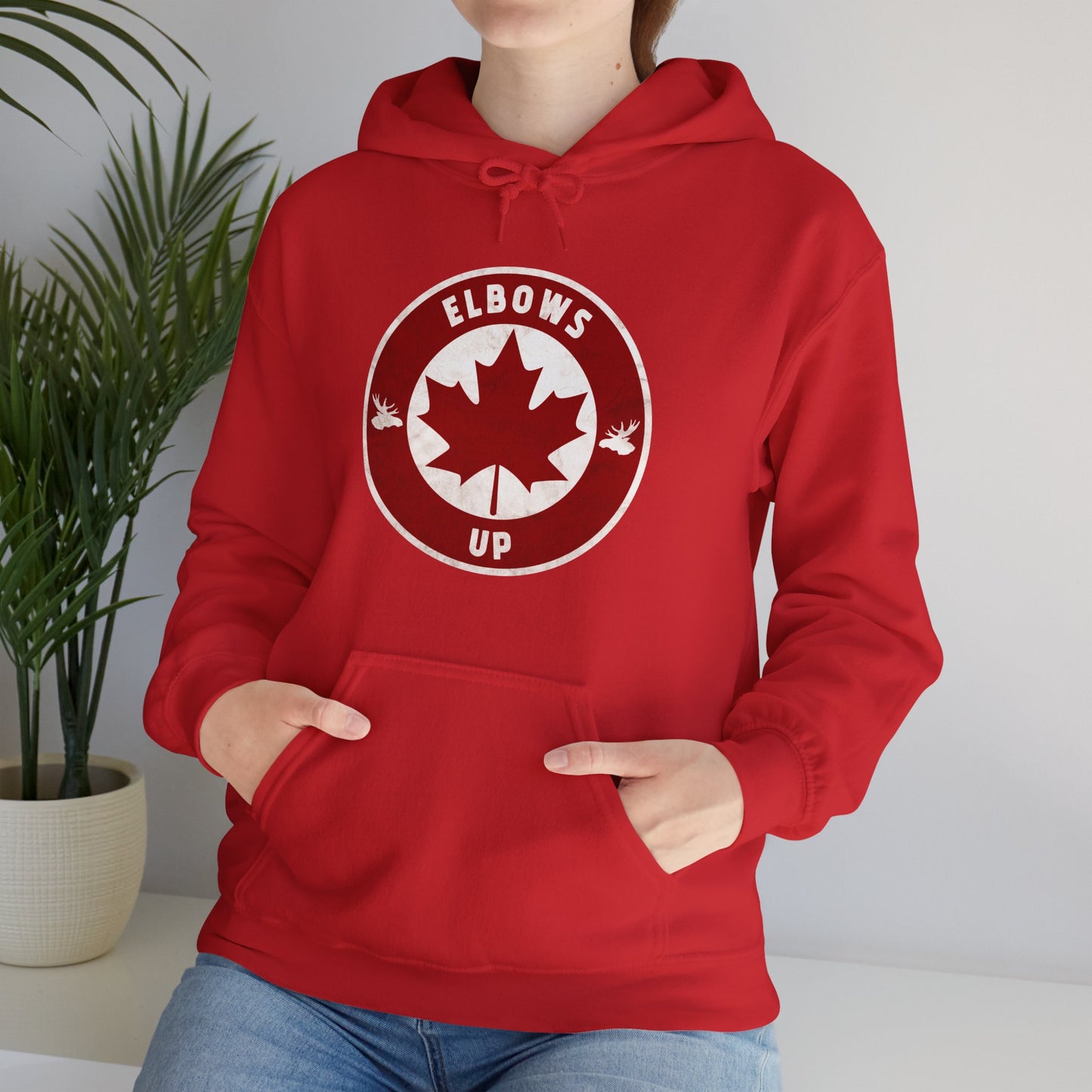 Canada Proud | Elbows Up Design Unisex Hoodie