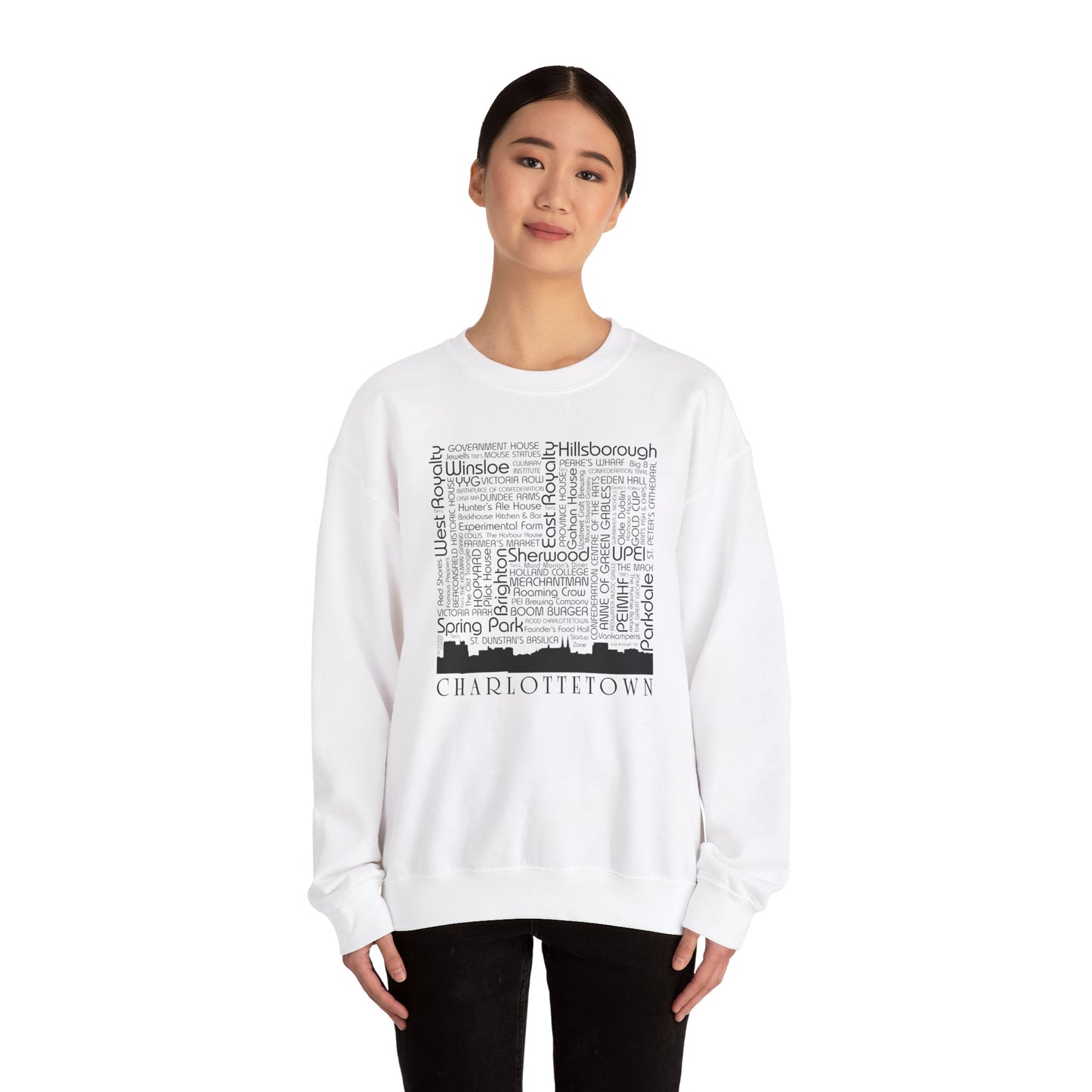 Charlottetown Chronicles, Prince Edward Island Unisex Heavy Blend™ Crewneck Sweatshirt