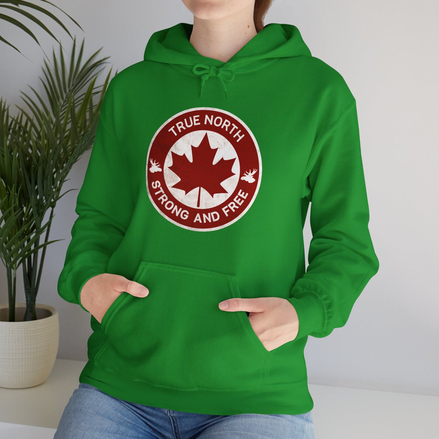 Canada Proud | True North Strong and Free Unisex Hoodie