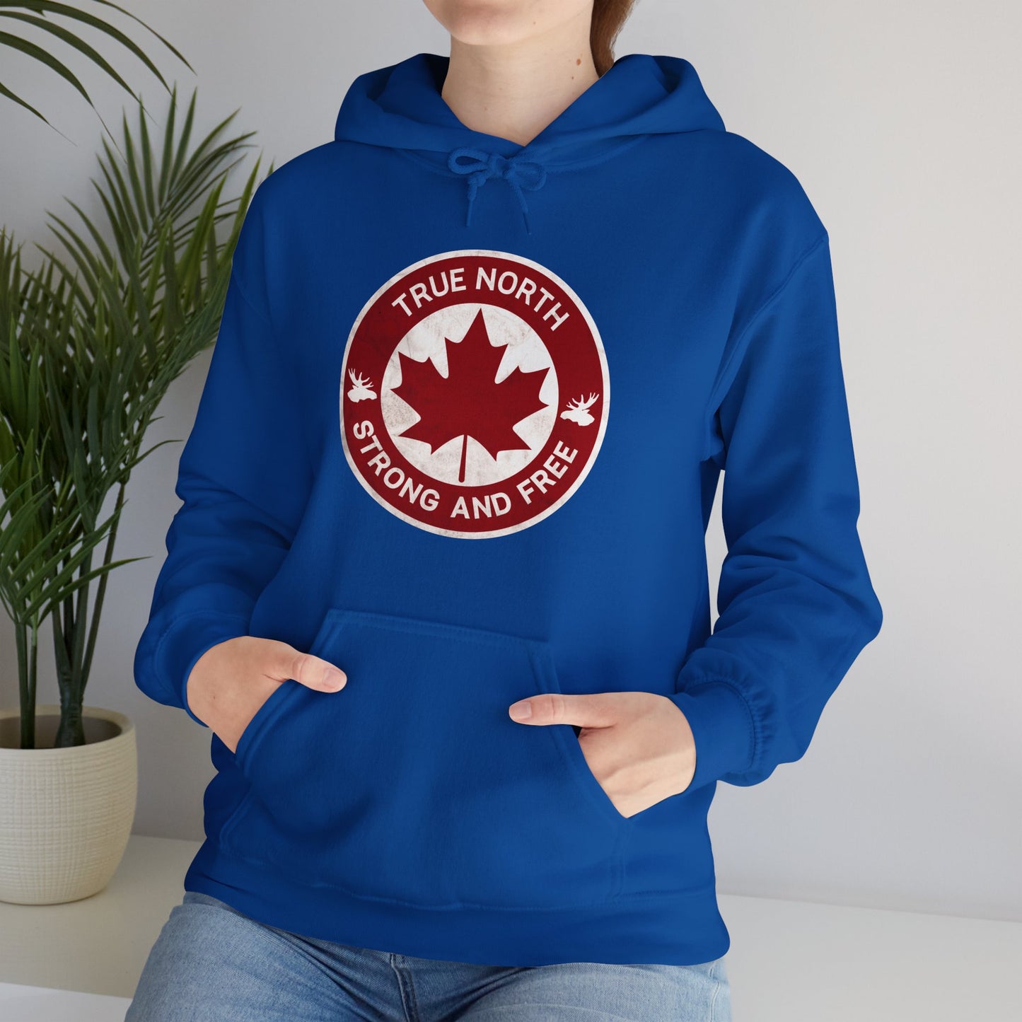 Canada Proud | True North Strong and Free Unisex Hoodie