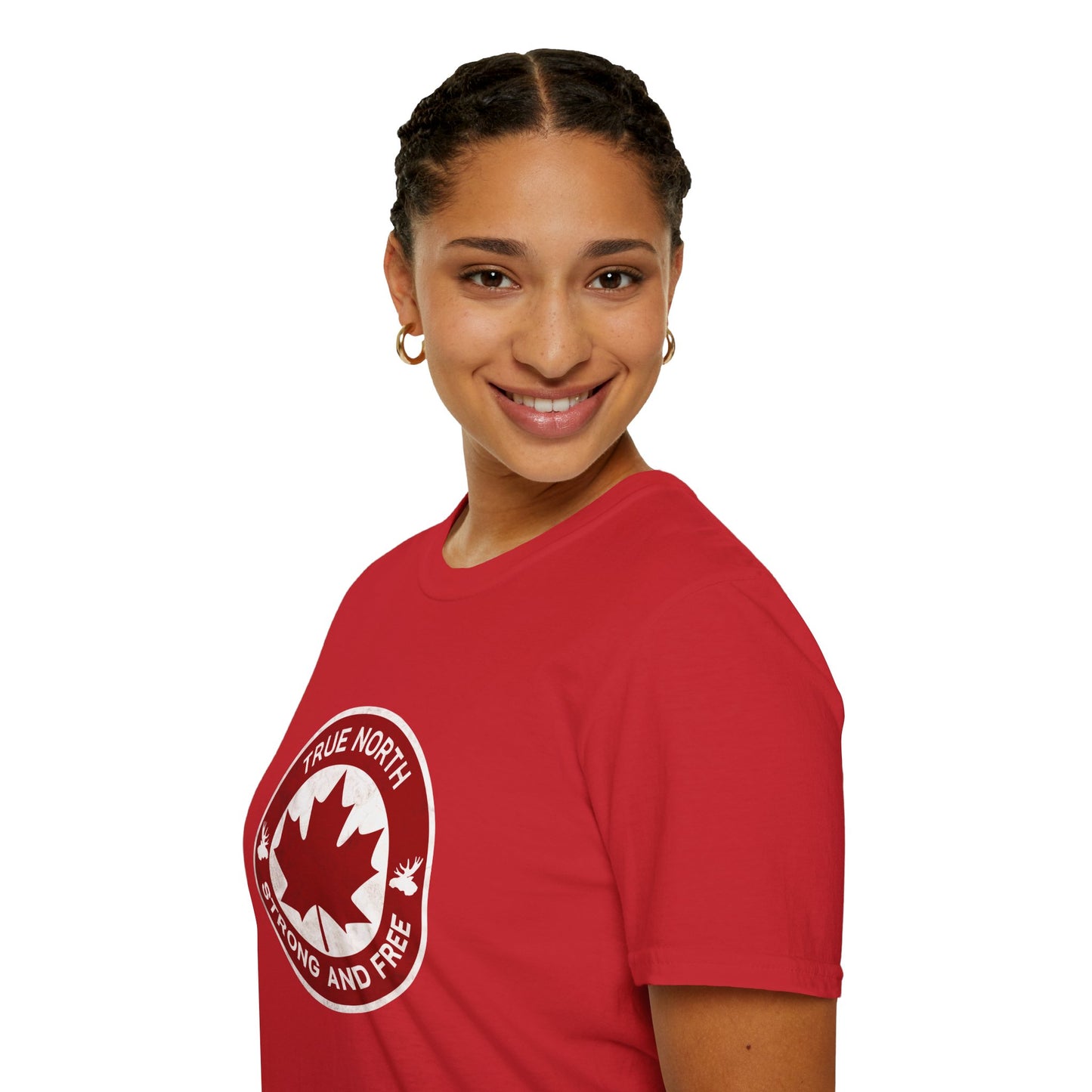 Canada Proud T-Shirt | True North Strong and Free design