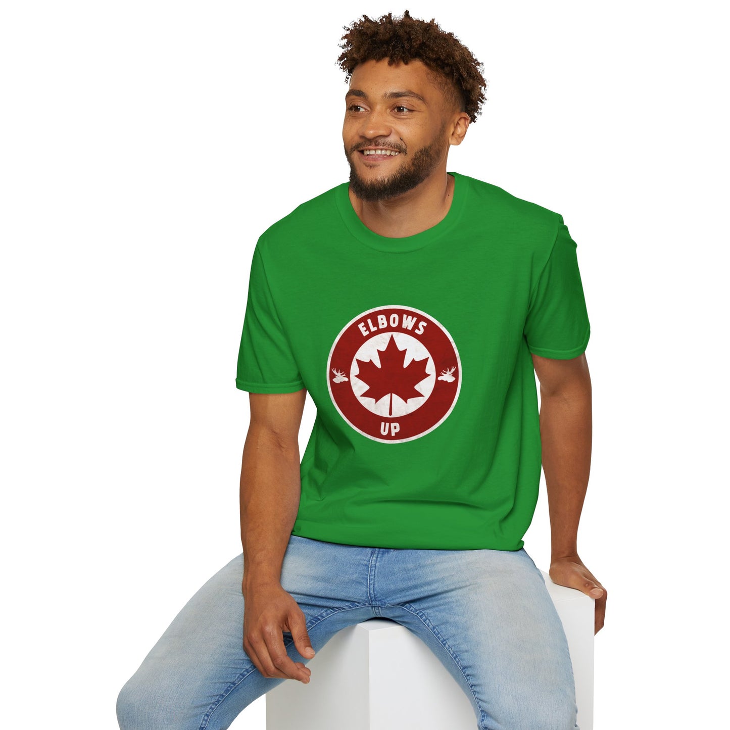 Canada Proud T-Shirt | Elbows Up design