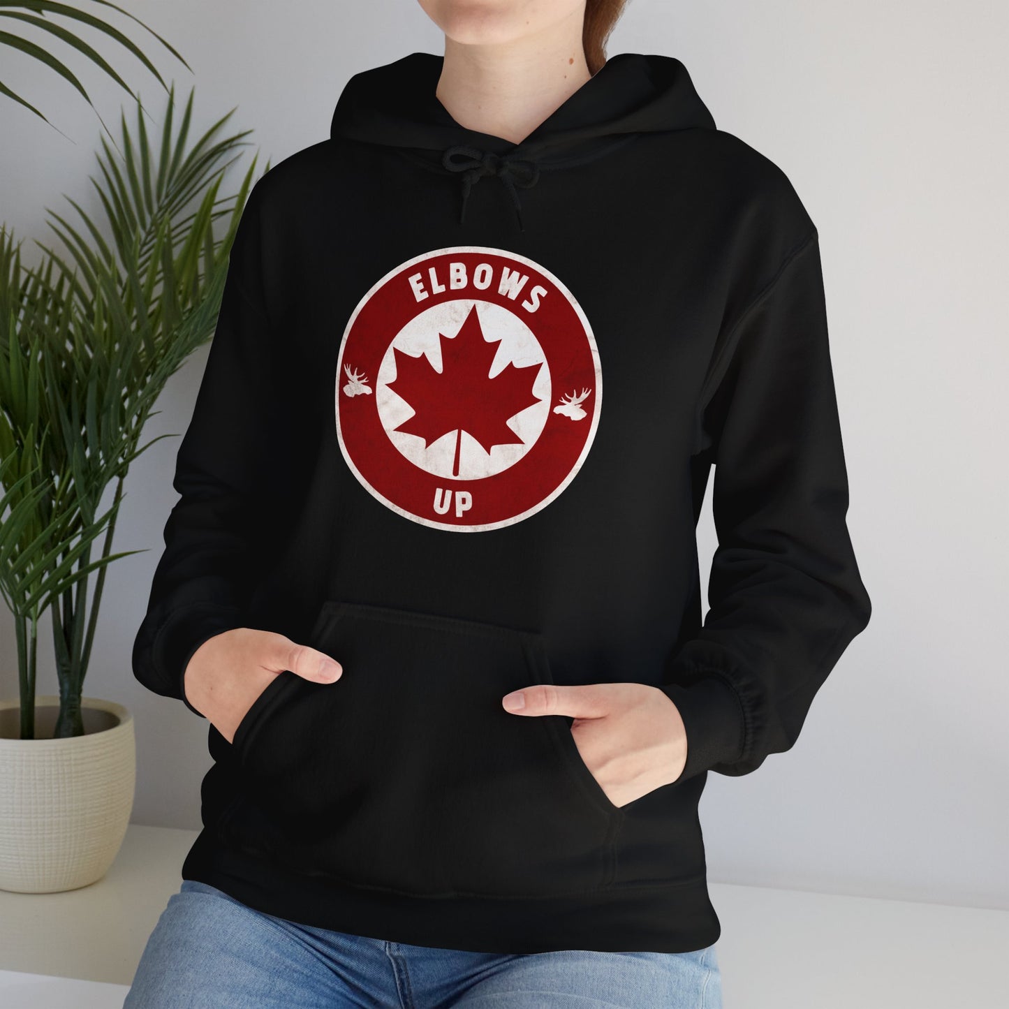 Canada Proud | Elbows Up Design Unisex Hoodie