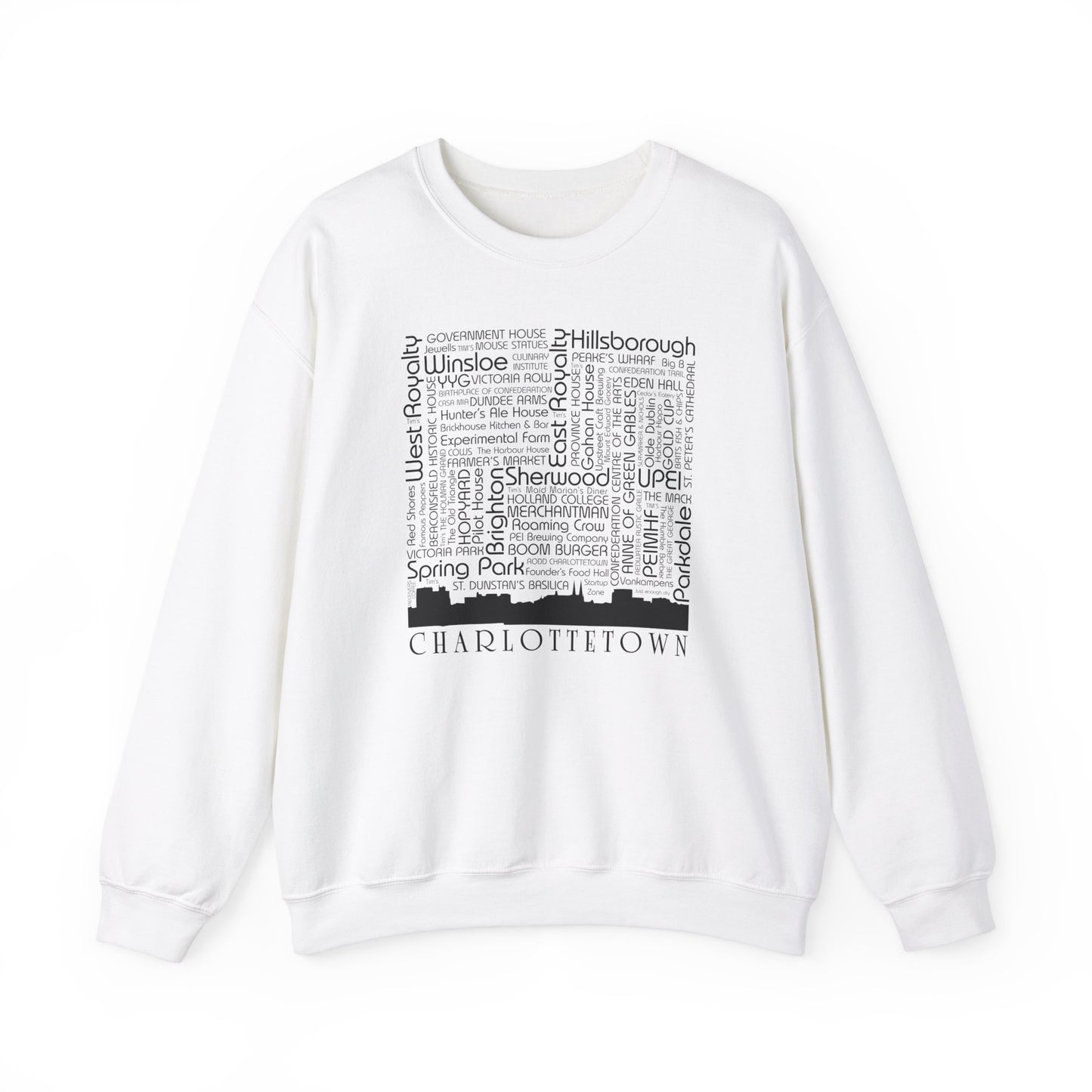 Charlottetown Chronicles, Prince Edward Island Unisex Heavy Blend™ Crewneck Sweatshirt