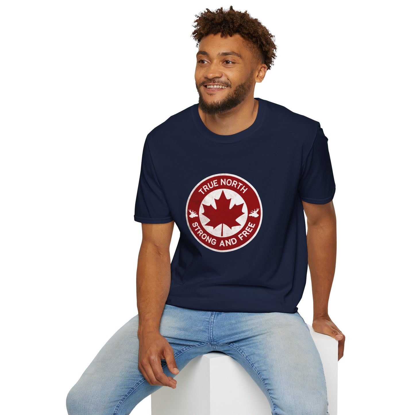 Canada Proud T-Shirt | True North Strong and Free design