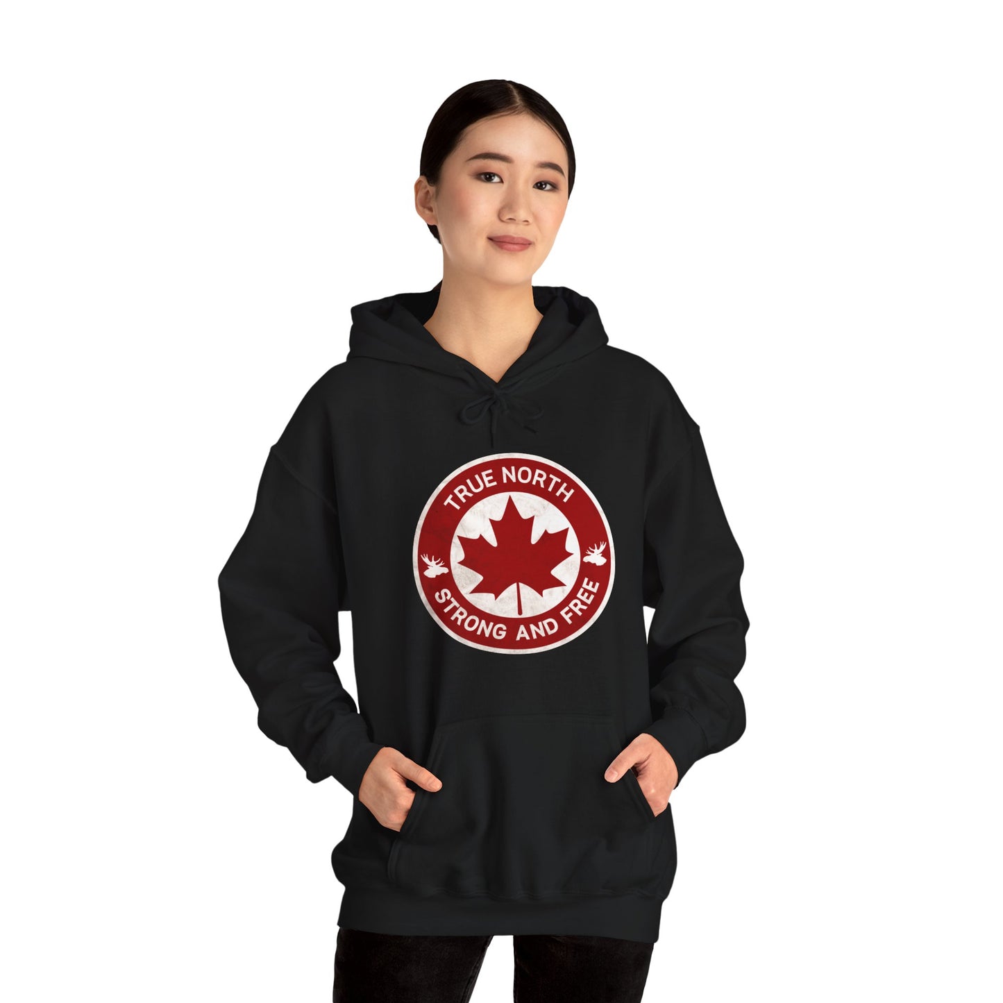 Canada Proud | True North Strong and Free Unisex Hoodie