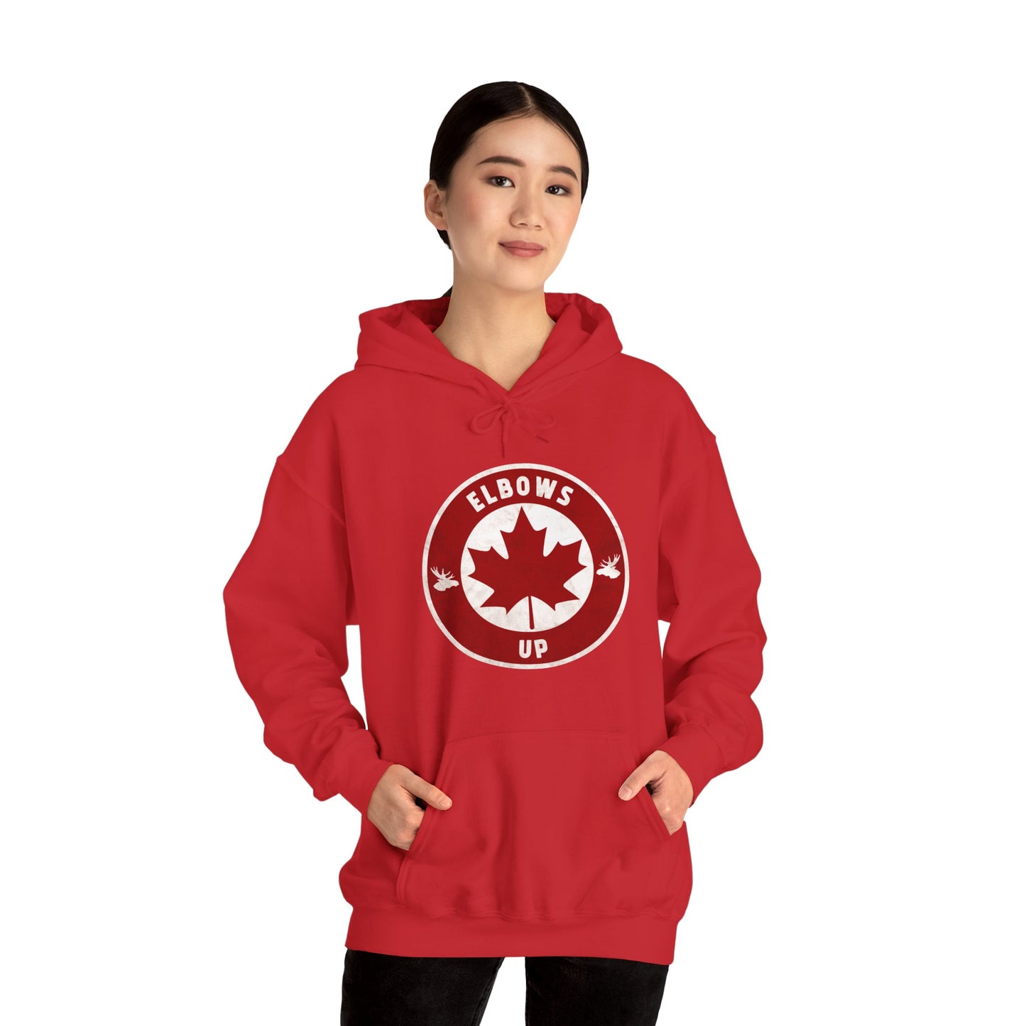 Canada Proud | Elbows Up Design Unisex Hoodie