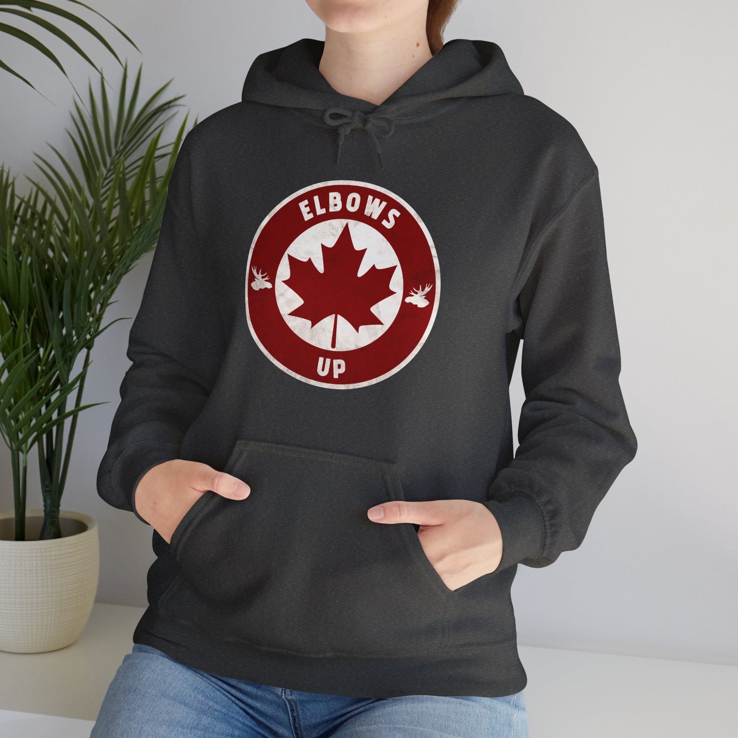 Canada Proud | Elbows Up Design Unisex Hoodie