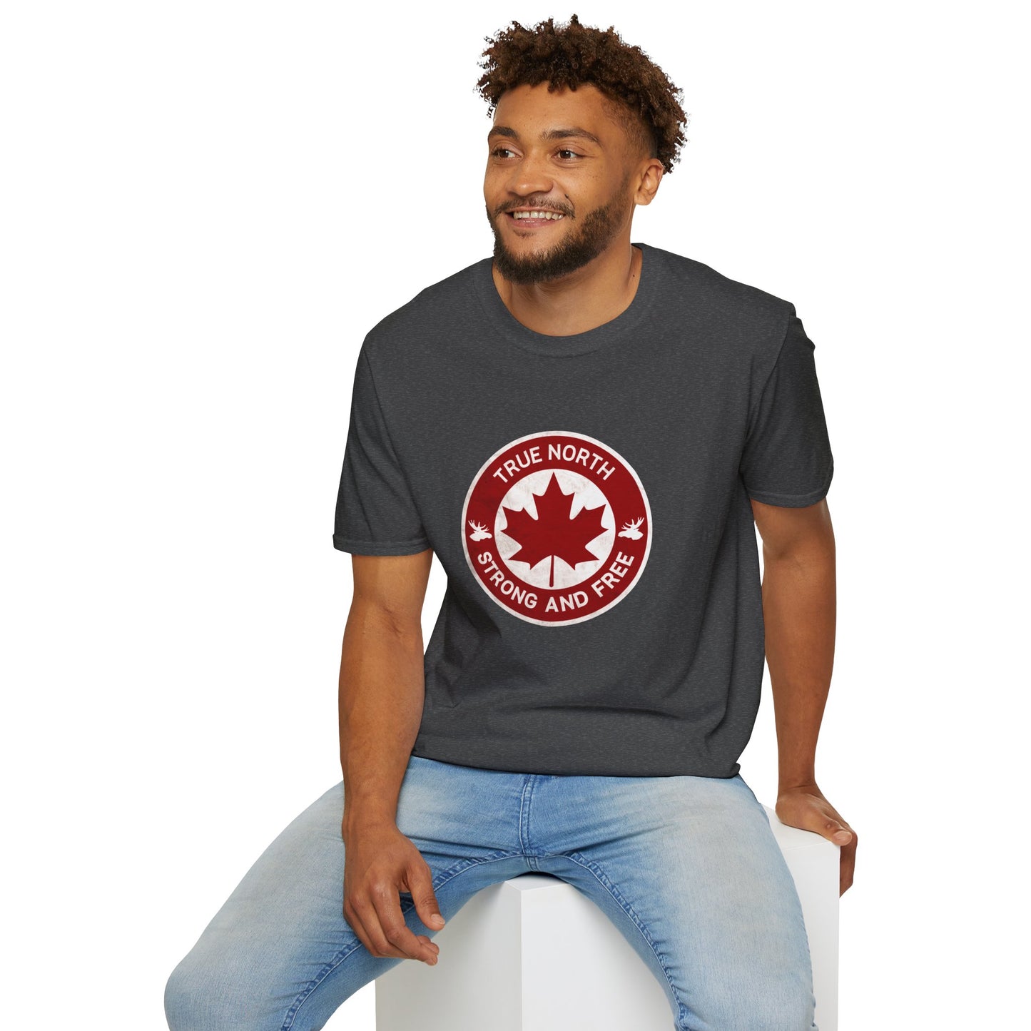 Canada Proud T-Shirt | True North Strong and Free design