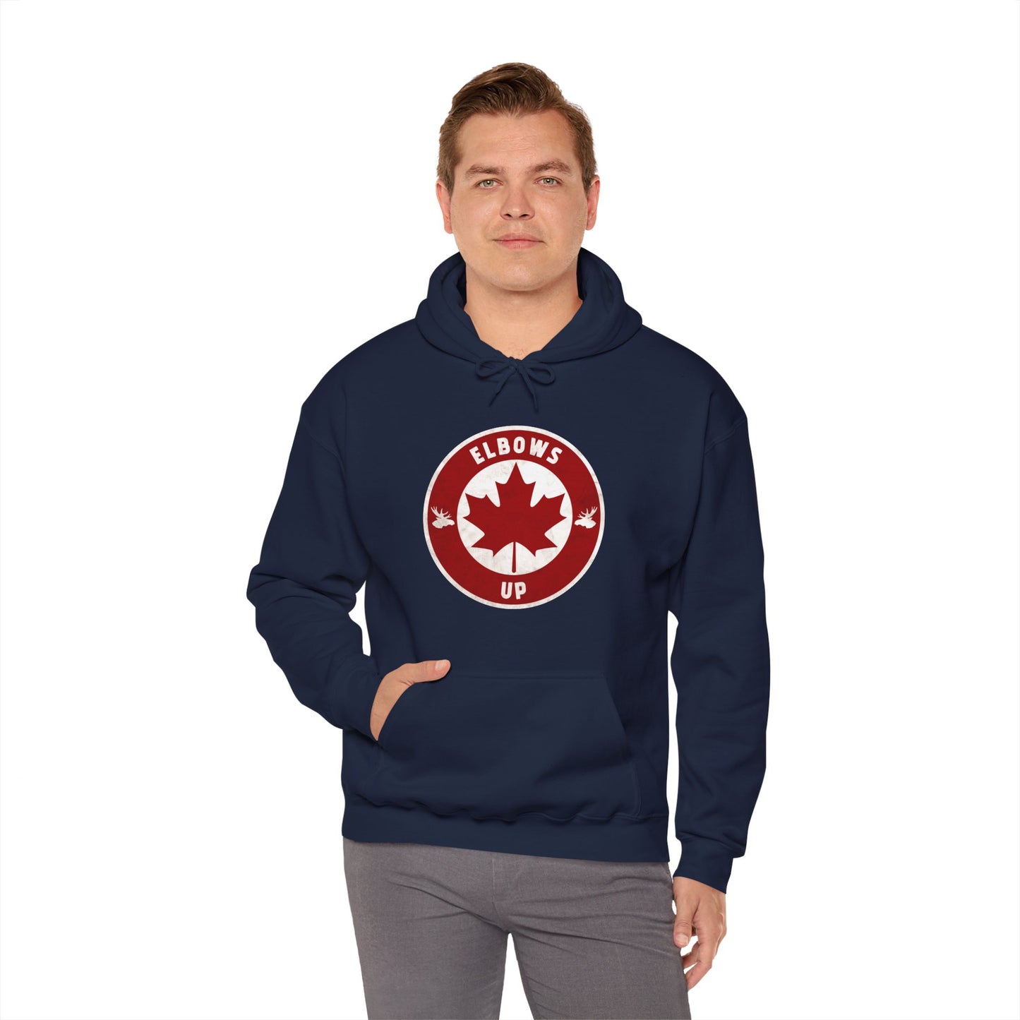 Canada Proud | Elbows Up Design Unisex Hoodie