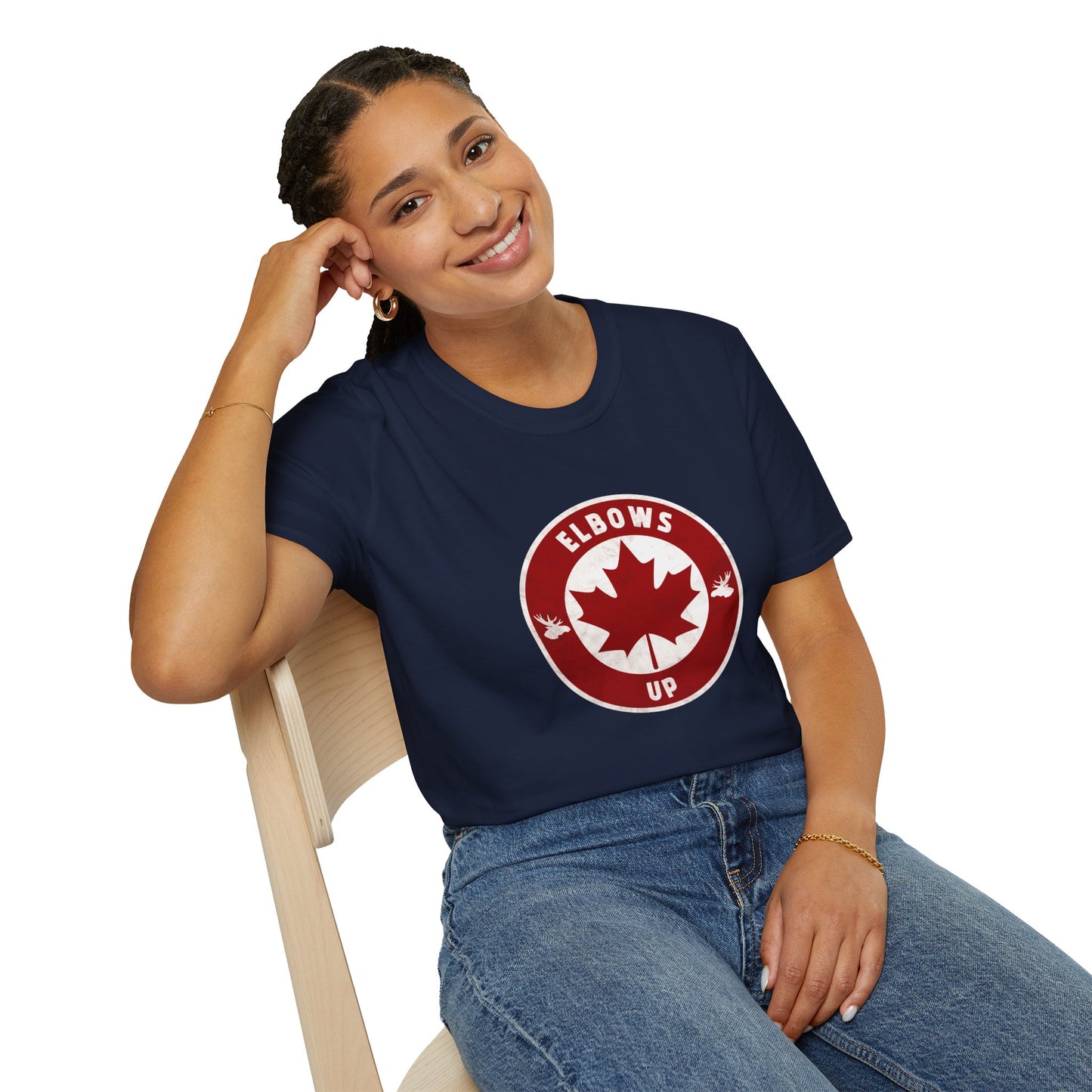 Canada Proud T-Shirt | Elbows Up design