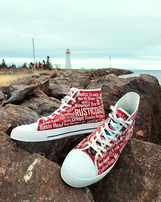 PEISLAND Places High-Top Canvas Shoes