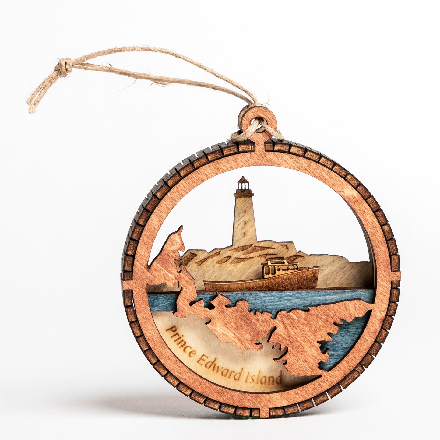 Prince Edward Island 3 Layer Wood Ornament