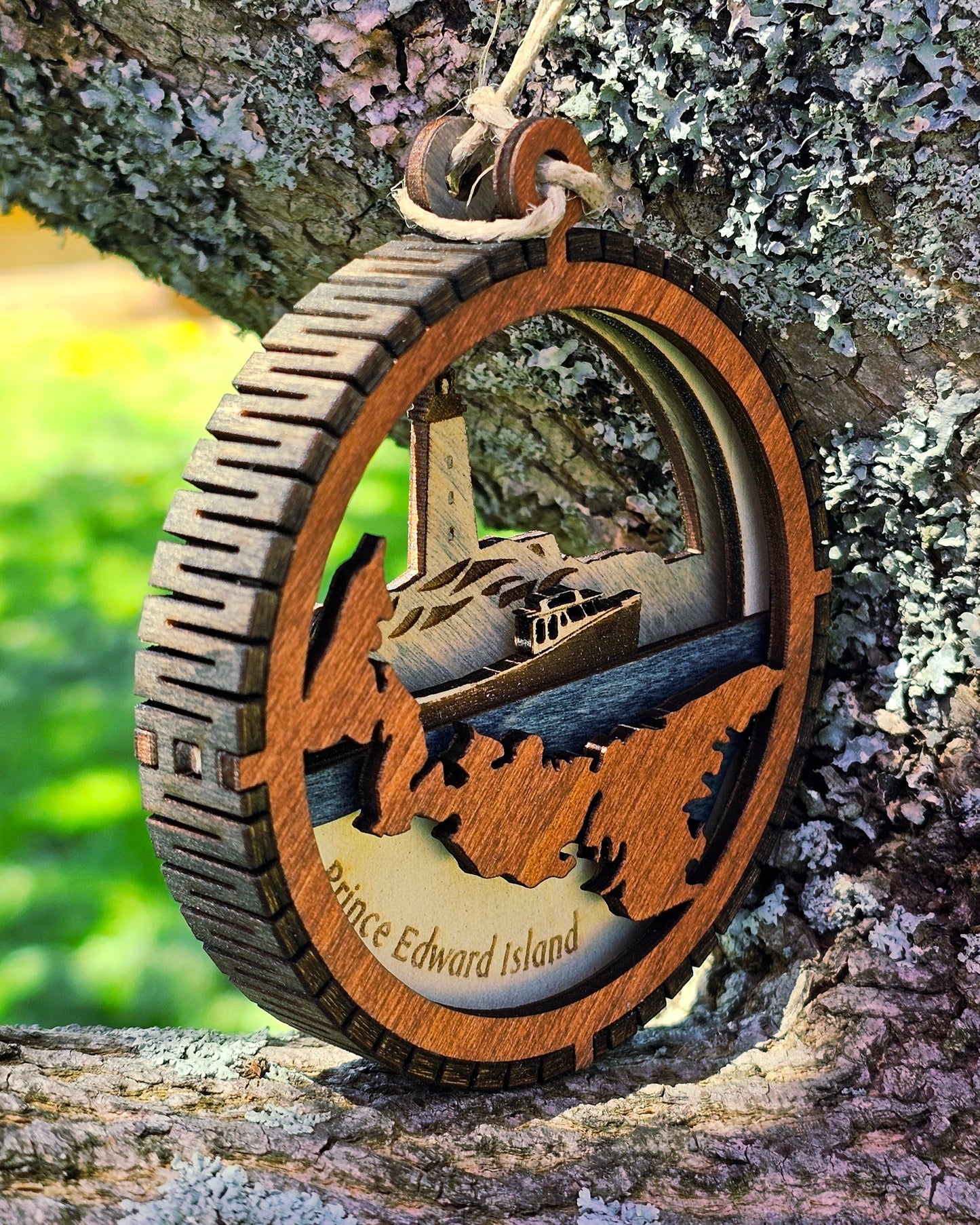 Prince Edward Island 3 Layer Wood Ornament