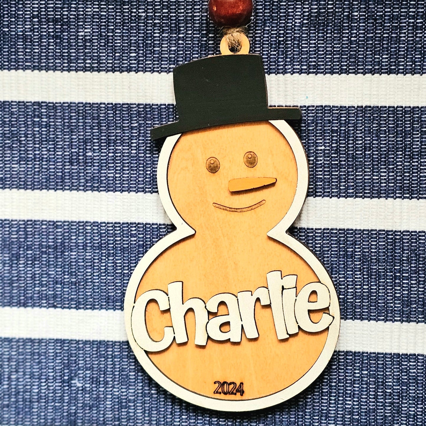 Personalized Snowman Ornaments