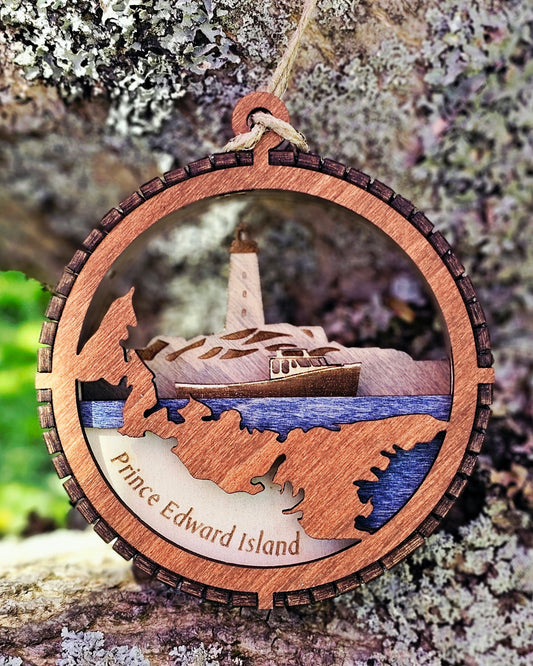 Prince Edward Island 3 Layer Wood Ornament
