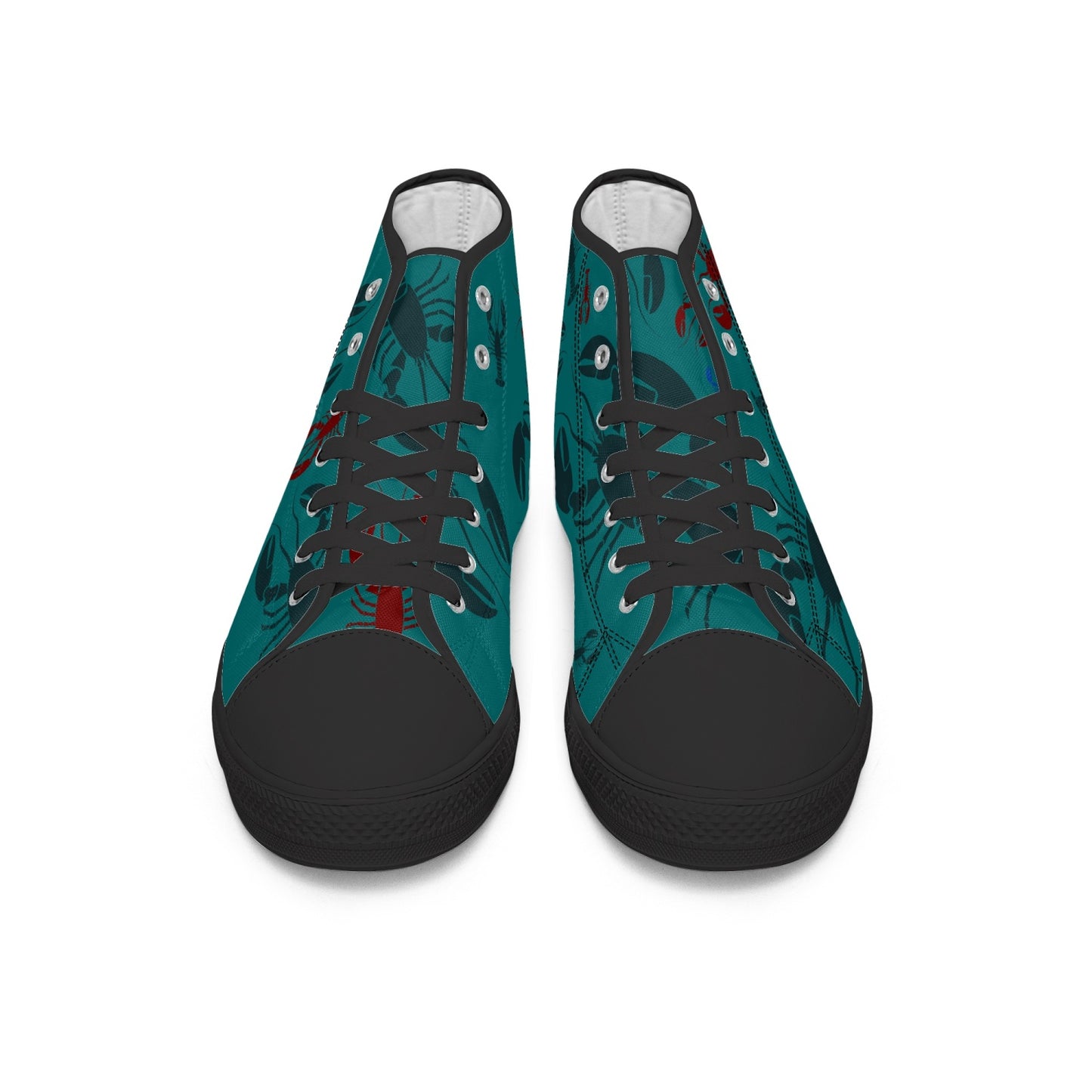 Lobster Print Canvas High-Tops