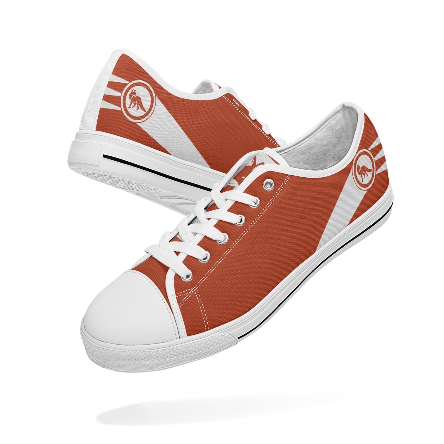 Fox Feet Low-Top Canvas Shoes