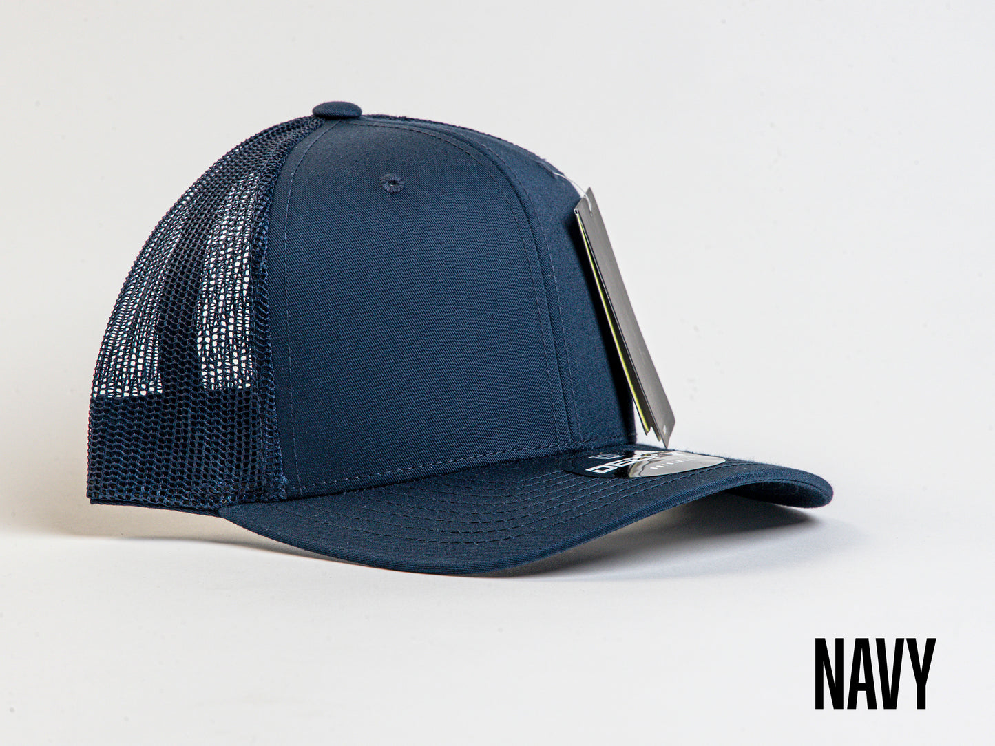 Custom Leather Patch Trucker Hat