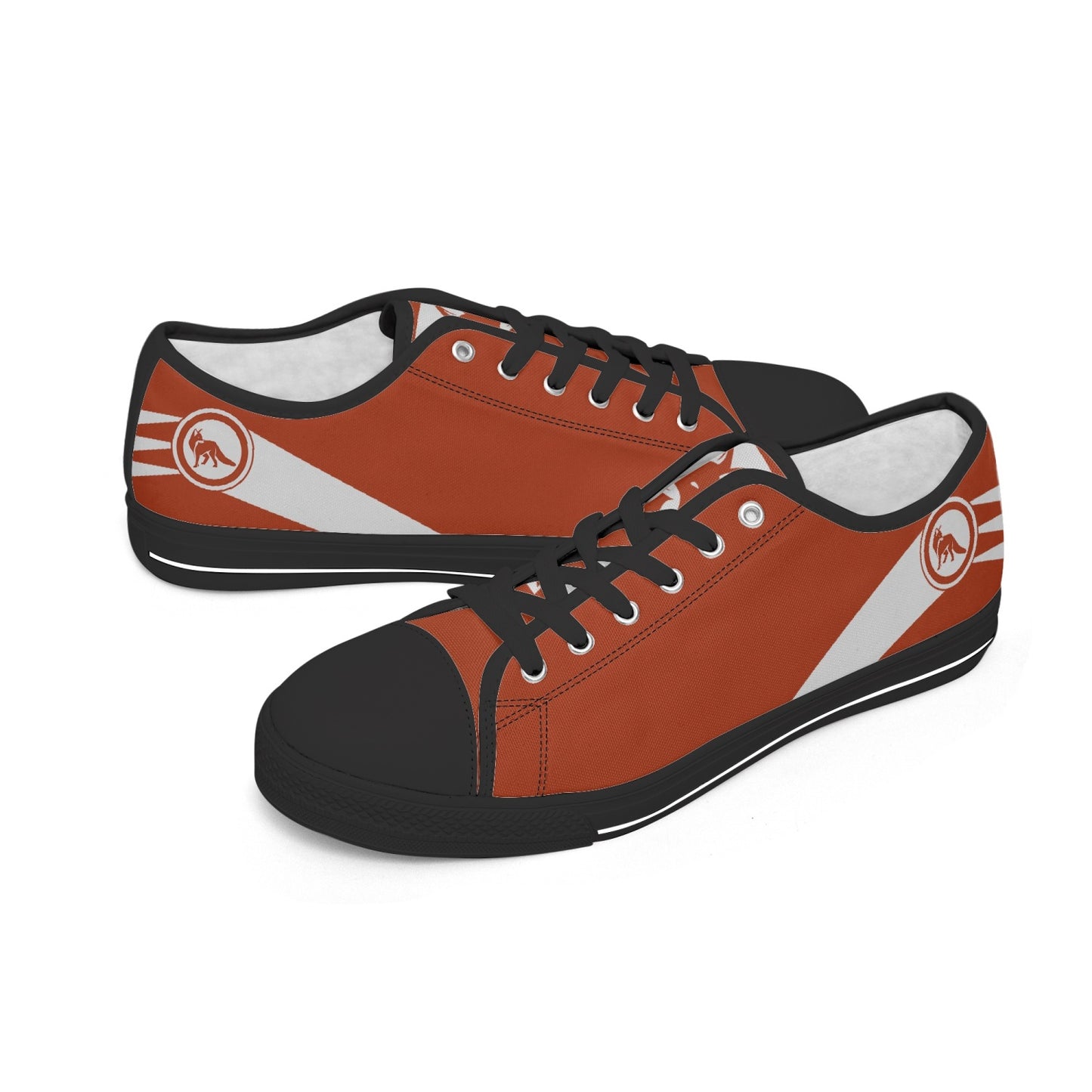 Fox Feet Low-Top Canvas Shoes