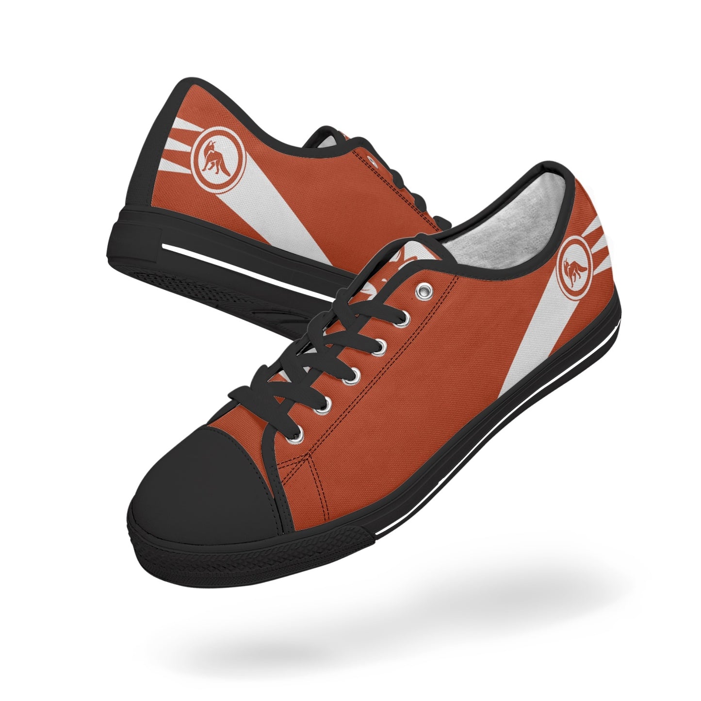 Fox Feet Low-Top Canvas Shoes