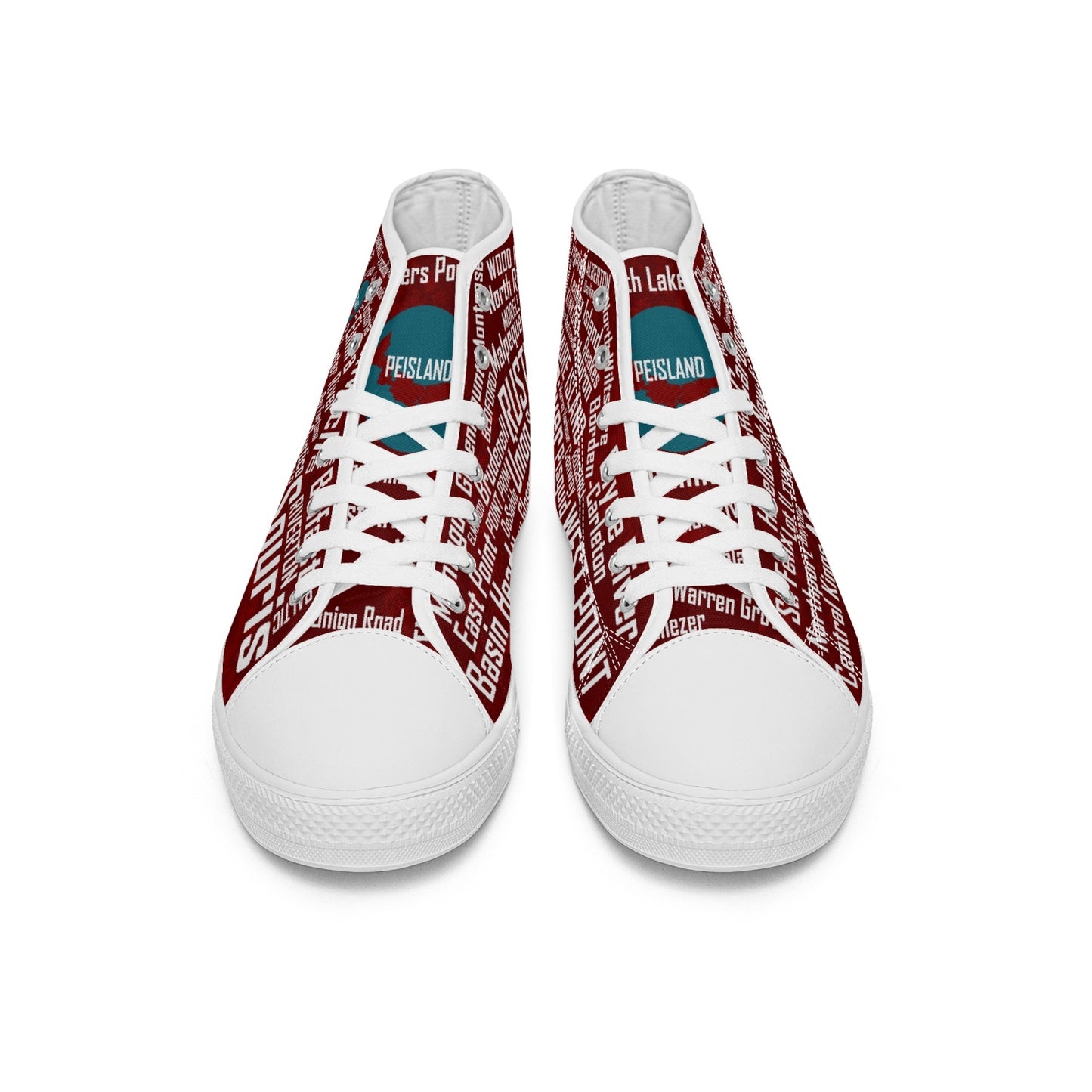 PEISLAND Places High-Top Canvas Shoes