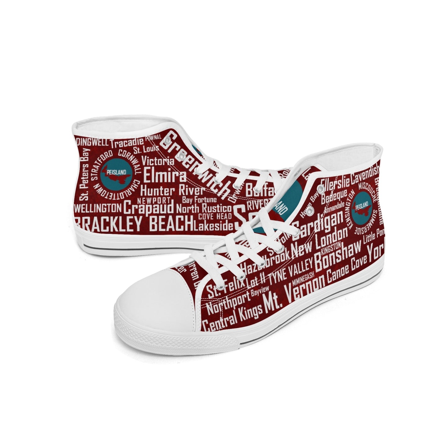 PEISLAND Places High-Top Canvas Shoes