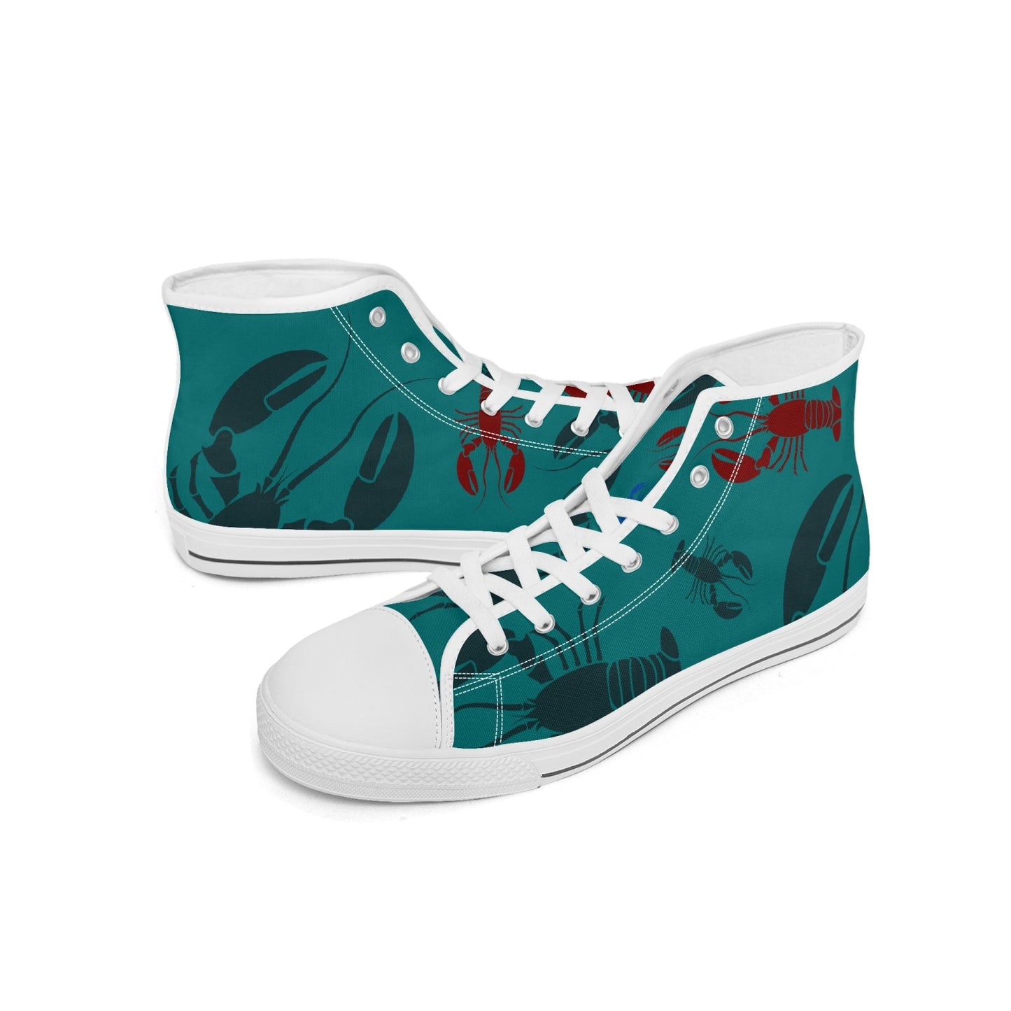 Lobster Print Canvas High-Tops