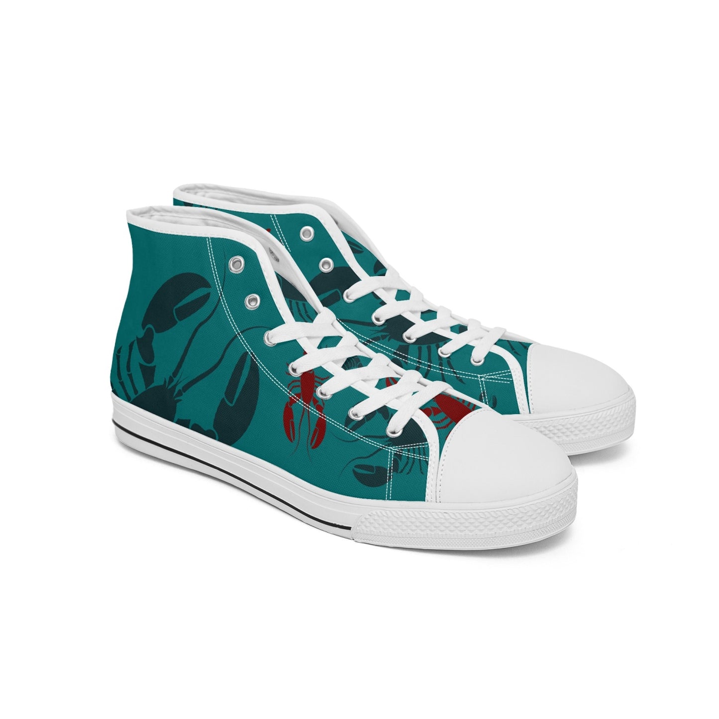 Lobster Print Canvas High-Tops