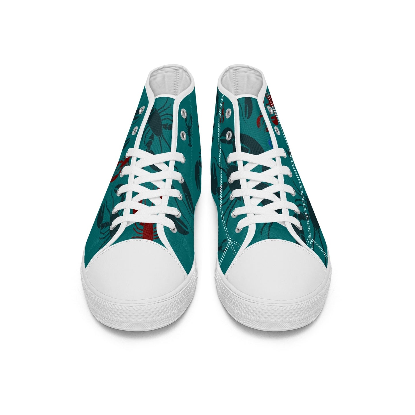 Lobster Print Canvas High-Tops
