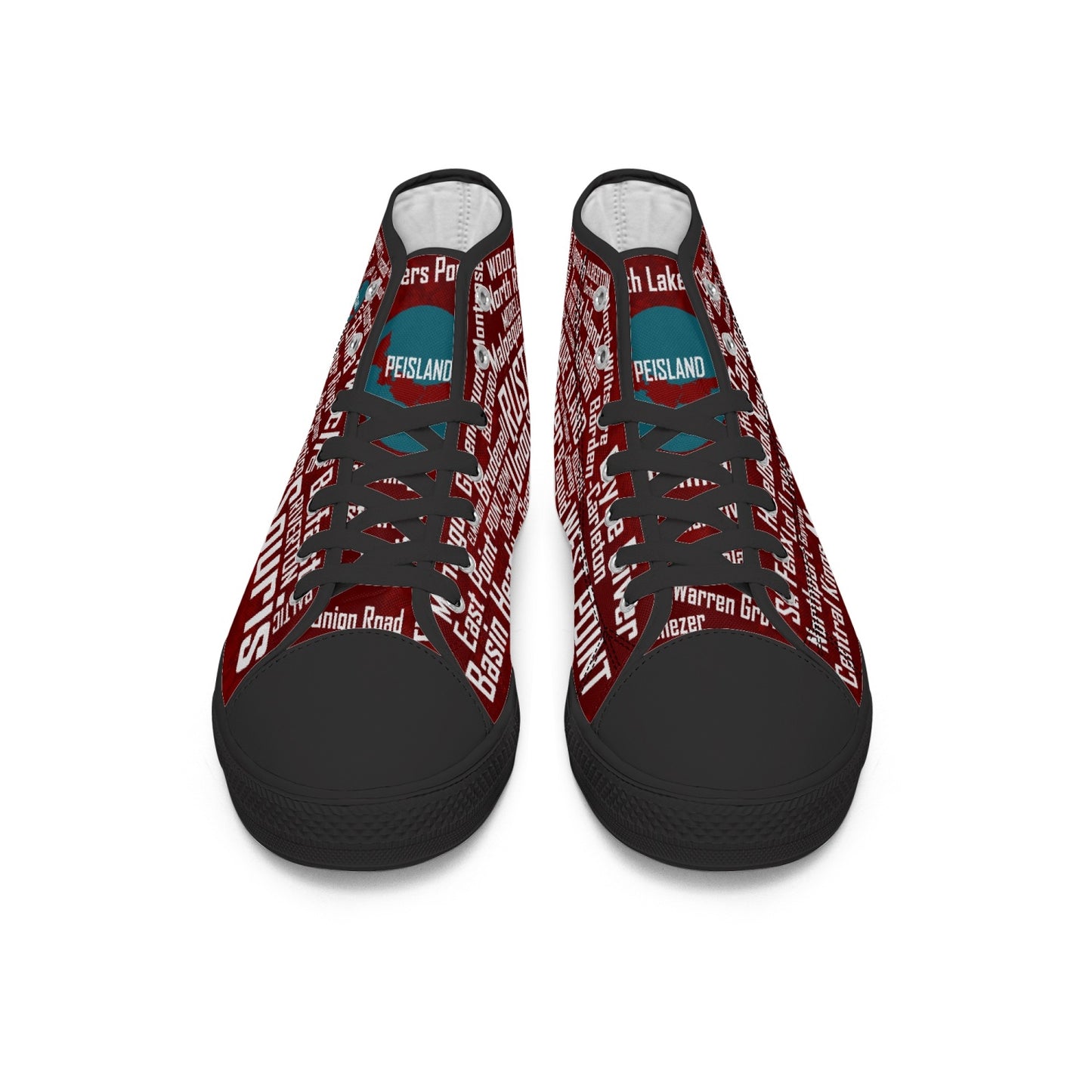 PEISLAND Places High-Top Canvas Shoes