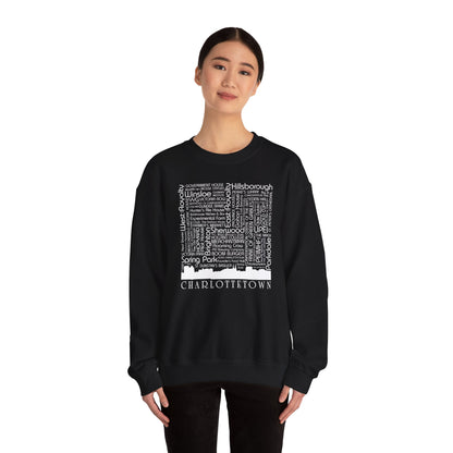 Charlottetown Chronicles, Prince Edward Island Unisex Heavy Blend™ Crewneck Sweatshirt