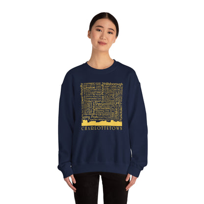 Charlottetown Chronicles, Prince Edward Island Unisex Heavy Blend™ Crewneck Sweatshirt