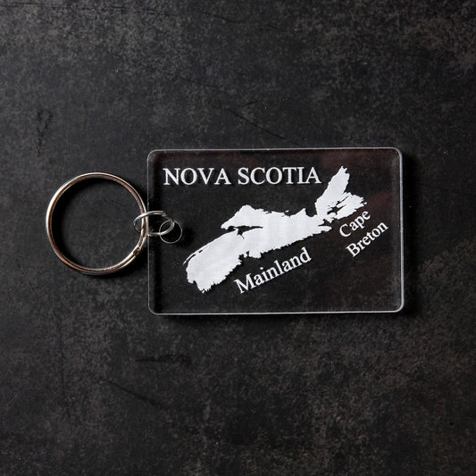 Nova Scotia Mainland-Cape Breton Keychain