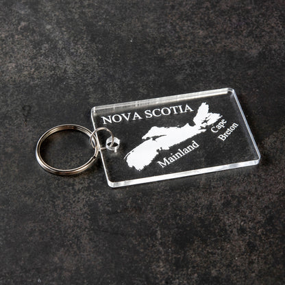 Nova Scotia Mainland-Cape Breton Keychain