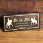 Personalized Engraved Wood Horse Stall Signs