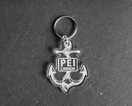 PEI Anchor Keychain