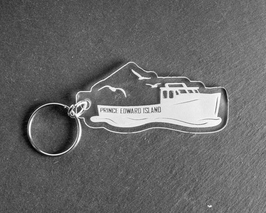 PEI Fishing Boat keychain