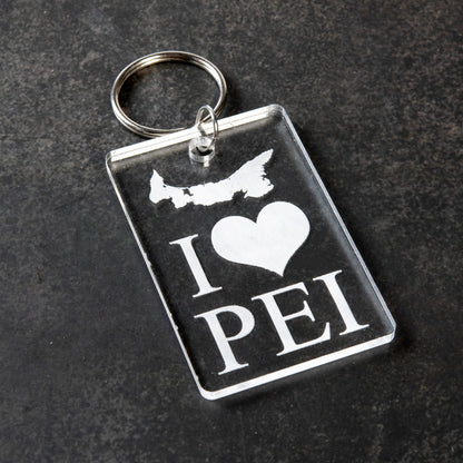 I <3 PEI Keychain